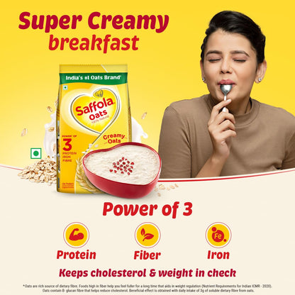 Saffola Masala oats- 100 % Natural 400 gms - Indian Snack