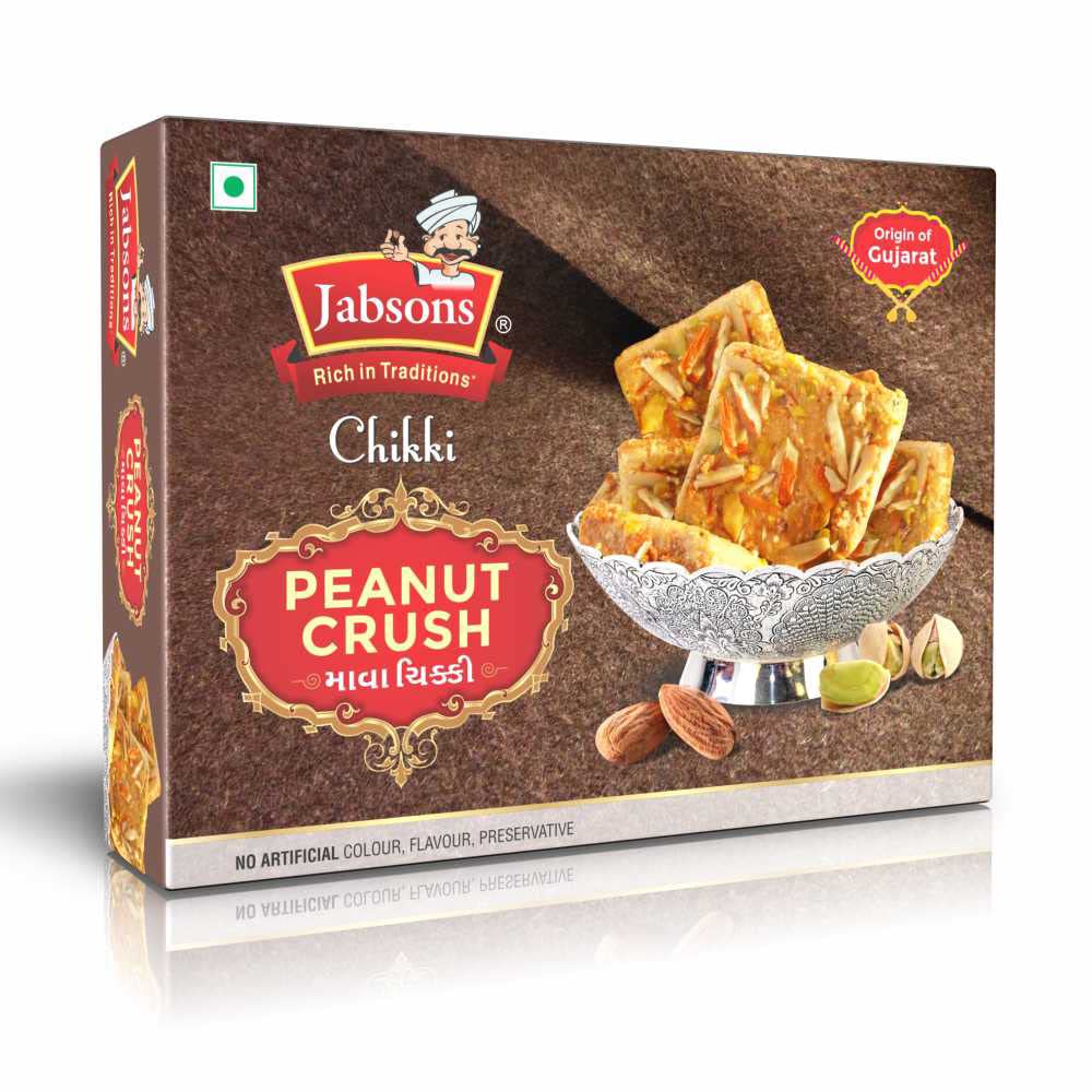 Jabsons Peanut Crush Mava Chikki 400 gm