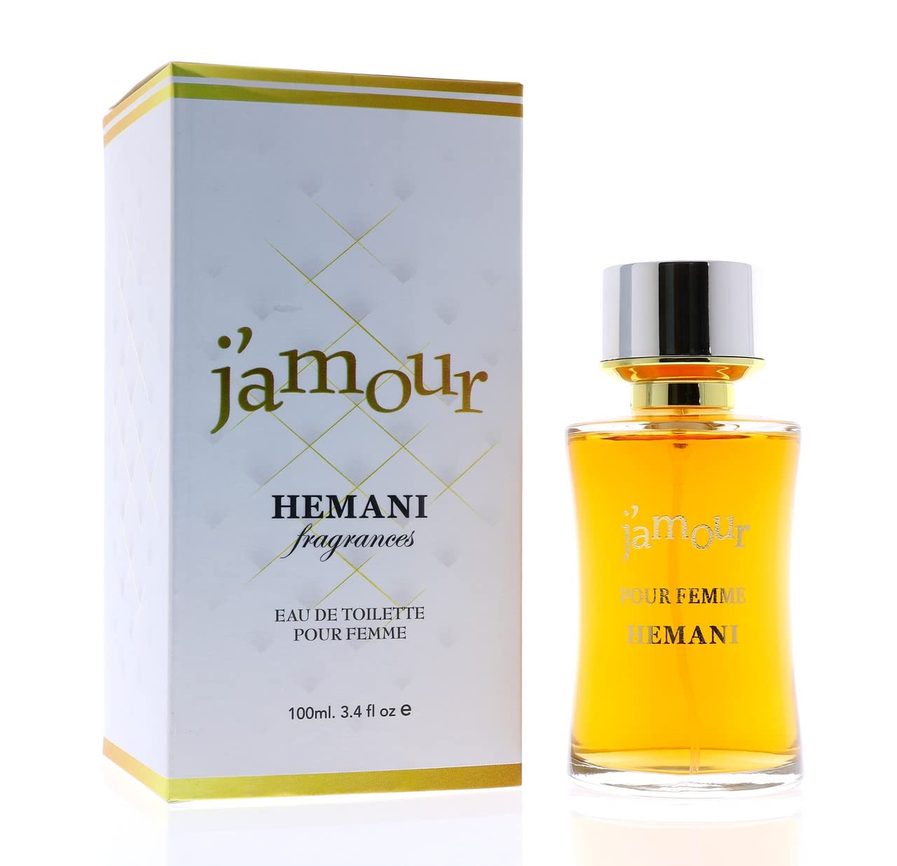 Indulge in the Romantic Scent of Hemani FRAGRANCES J'Amour Perfume for Women - 100mL (3.4 FL OZ) of Eau de Toilette