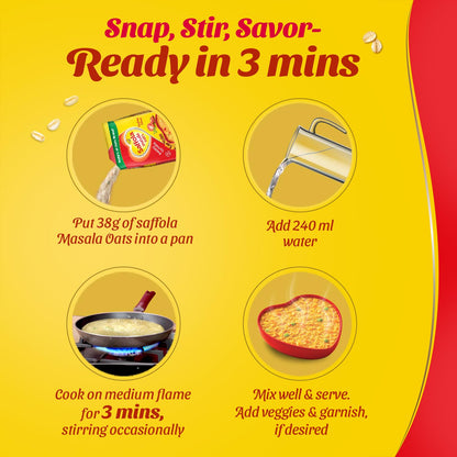 Saffola Masala oats- Peppy Tomato 500 gms - Indian Snack