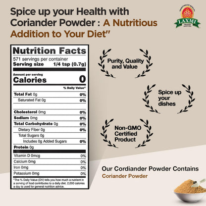 Laxmi Coriander Powder 400 gms - Indian Spices
