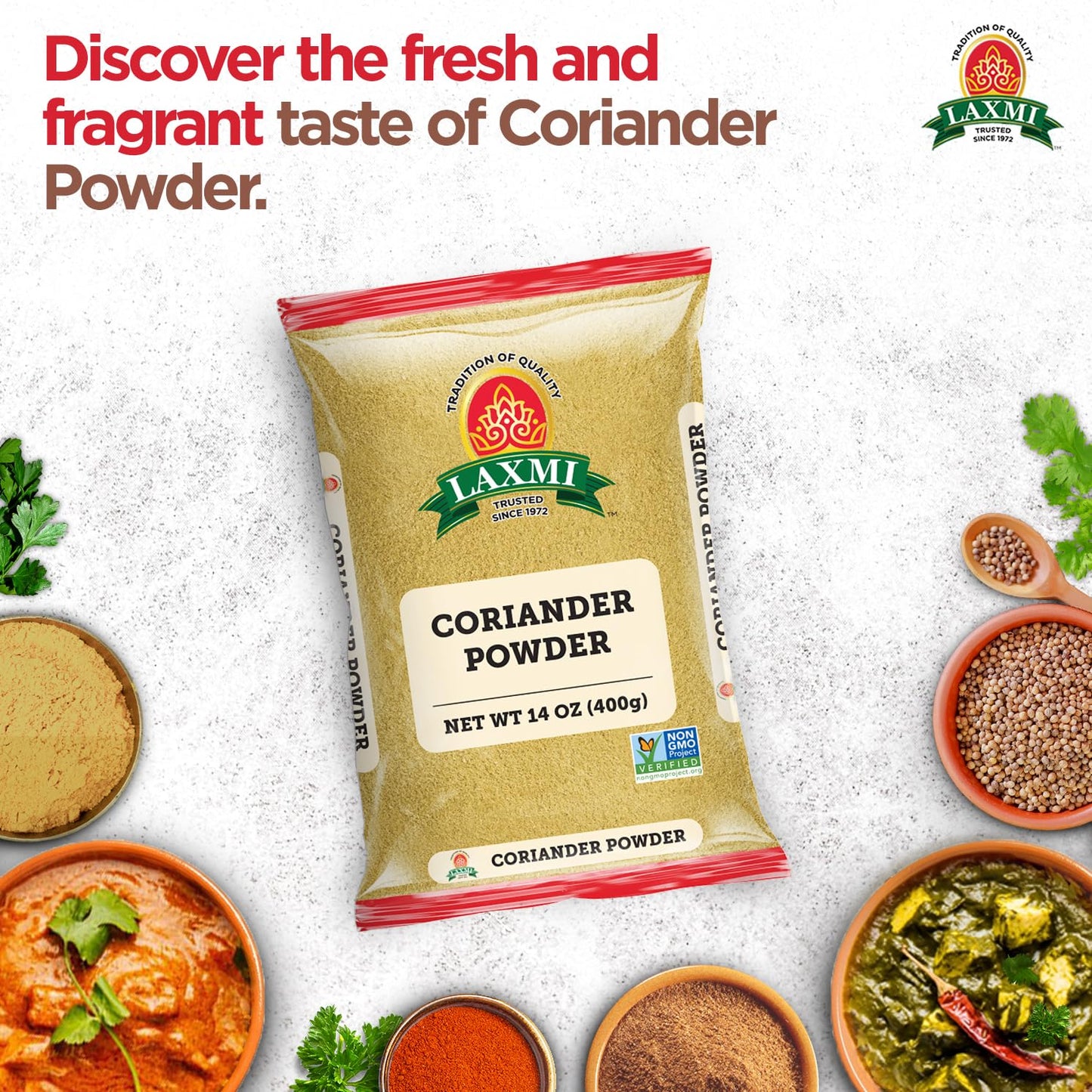Laxmi Coriander Powder 400 gms - Indian Spices
