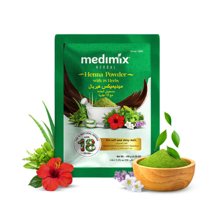 Medimix Henna Powder with 18 Herbs - 150g