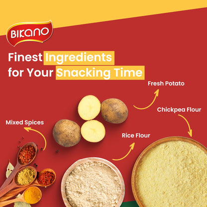 Bikano Aloo Bhujia, Indian Namkeen, (14.1oz)