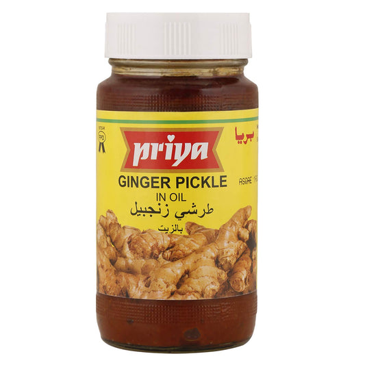 Priya Ginger Pickle w/ Garlic 300 gms