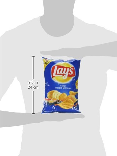 Lay's Potato Chips - India's Magic Masala - 52 gm Pack - [Pack of 10], 1.83 Ounce (Pack of 10)