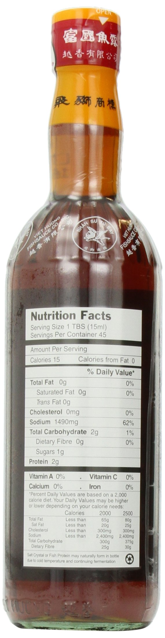 Flying Lion Vietnamese Style Fish Sauce - 24 ounce bottle