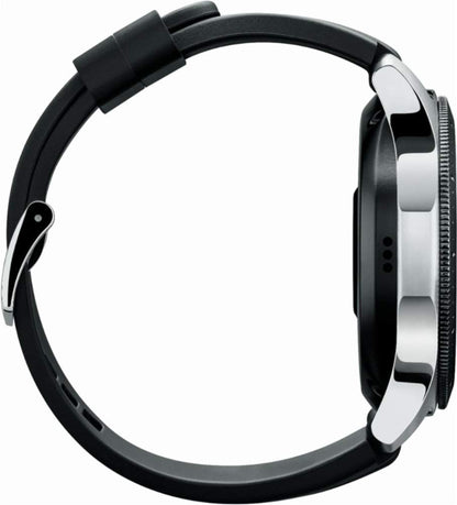 SAMSUNG SM-R805UZSAXAR Galaxy Watch Smartwatch 46mm Stainless Steel LTE GSM (Unlocked), Silver (Renewed)