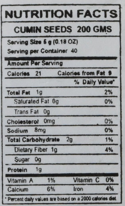 Swad Cumin seeds whole 200 gms - Food / Masala / Dal