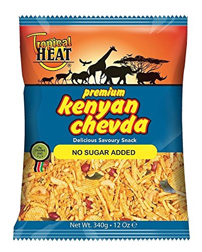 Tropical heat Kenyan chevda - No sugar added - 340g - (pack of 2)