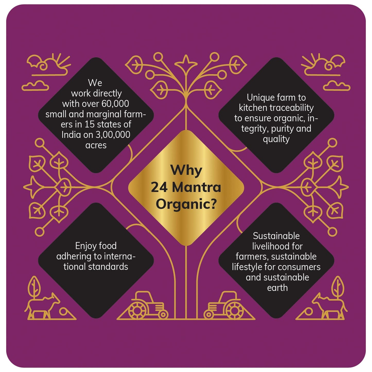 24 Mantra Organic Tulsi Ginger - 50 gms