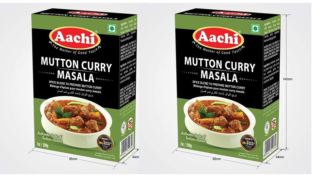 AACHI Mutton Curry Masala 200 GMS -TWIN PACK - PACK OF 2 ( 200 GMS X 2 )