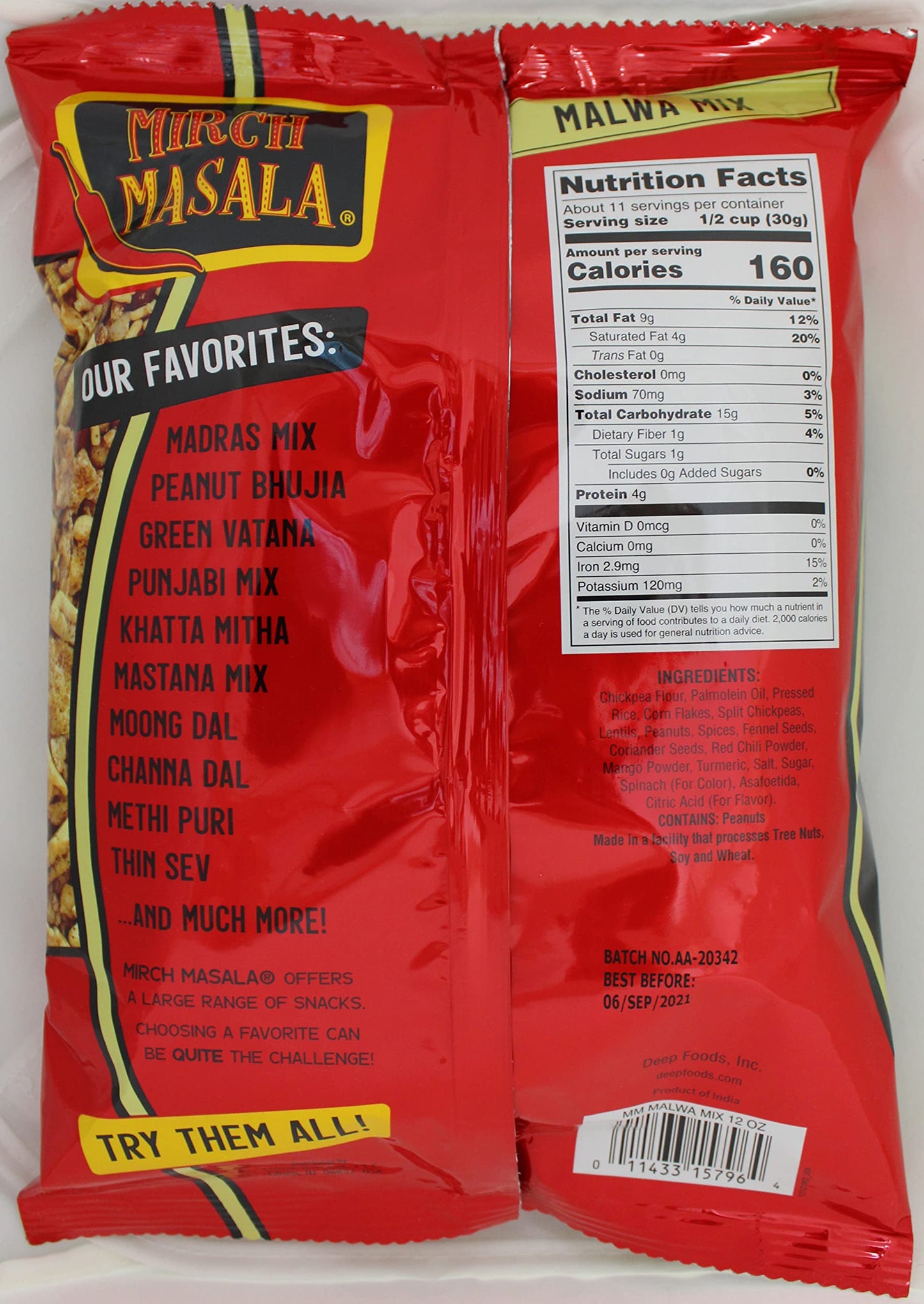 MM Malwa Mix 340 gms - Indian Snack
