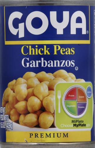 Goya Chick Peas, Garbanzo Beans, 15.5 Ounce