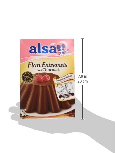 Alsa Chocolate Flavored Flan Mix - Flan Fondant au Chocolat 6.8 oz.