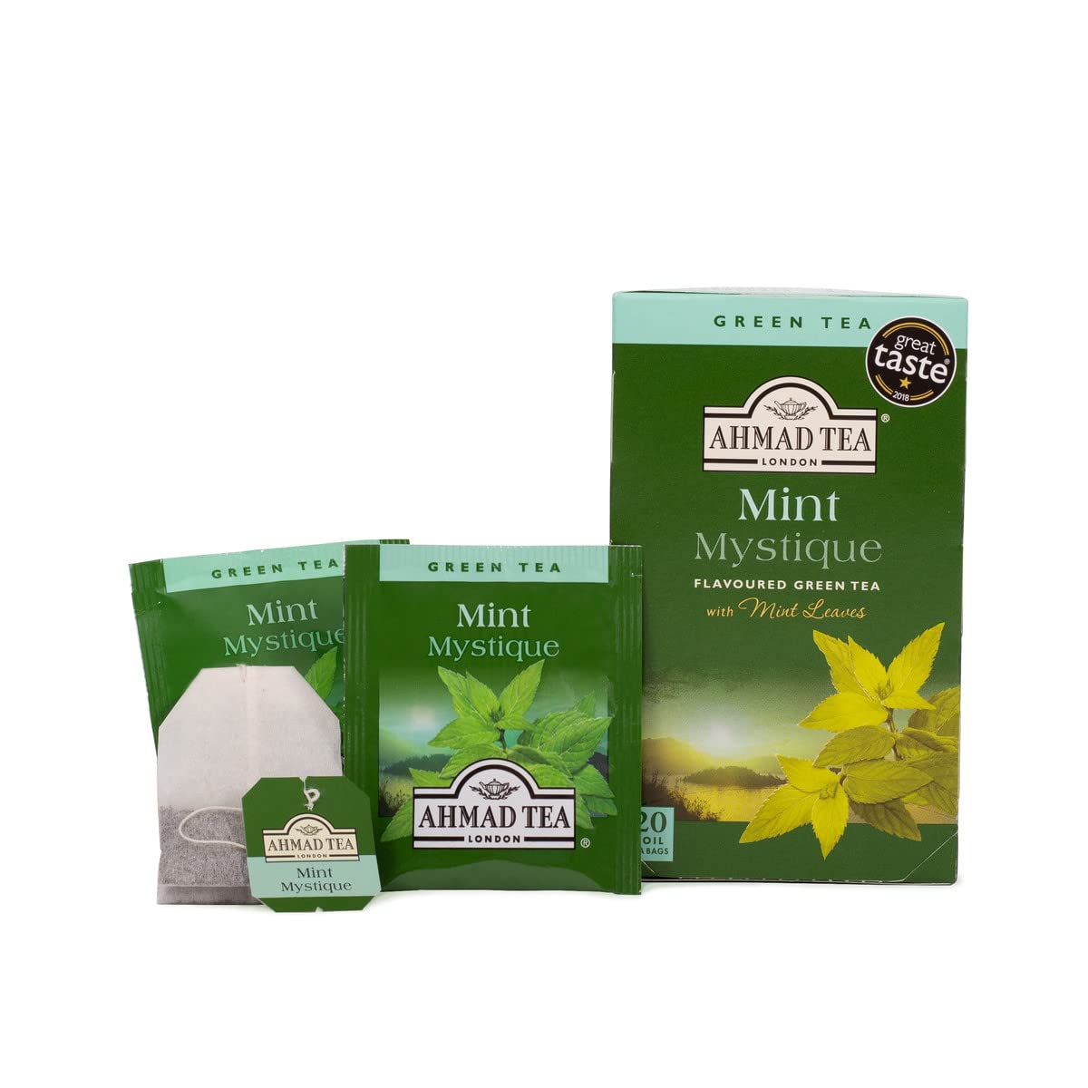 Ahmad Tea - Mint Mystique Flavoured Green Tea 20 Bags - 40g