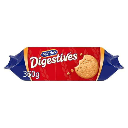 McVities Digestives wheat biscuits 360g x 2 boxes