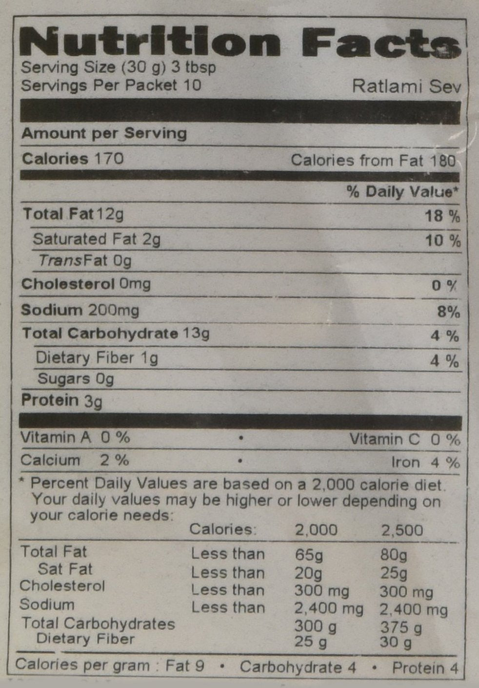 Surati Ratlami Sev 10.6 Oz