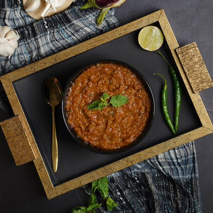 Ashoka All-Natural Entrees 1932, Vegan Mashed Aubergines, Microwave Ready Meals, Authentic Baigan Bharta, Portable Backpack Friendly Indian Food, Gluten-Free, and with No Preservatives, Pack of 1