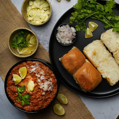 Ashoka Ready to Eat Indian Meals Since 1930, 100% Vegetarian Pav Bhaji, All-Natural Traditionally Cooked Indian Food, Plant-Based, Gluten-Free and with No Preservatives, 10 Ounce (Pack of 5)