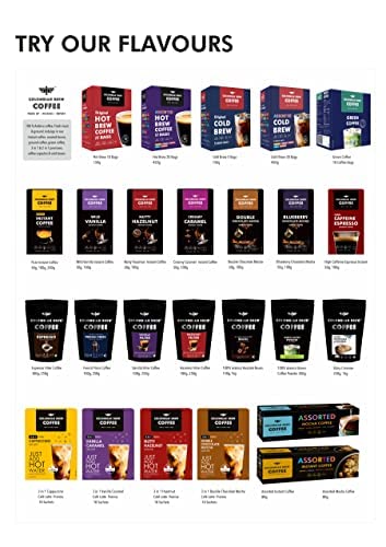 Colombian Brew Nutty Hazelnut Caf Latte, Instant Coffee Powder Pre-mix (3 in 1) 1kg