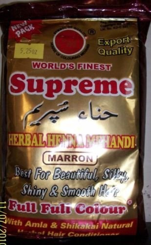 3x 150g SUPREME HERBAL HENNA Powder MAROON Hair Color