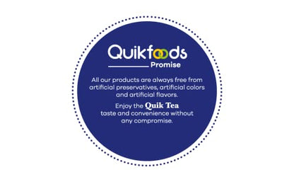 Quik Tea Pumpkin Spiced Masala Instant Chai Tea Latte Premix - 10 Count Single Box - All Natural Preservative Free Seasonal Convenient Chai