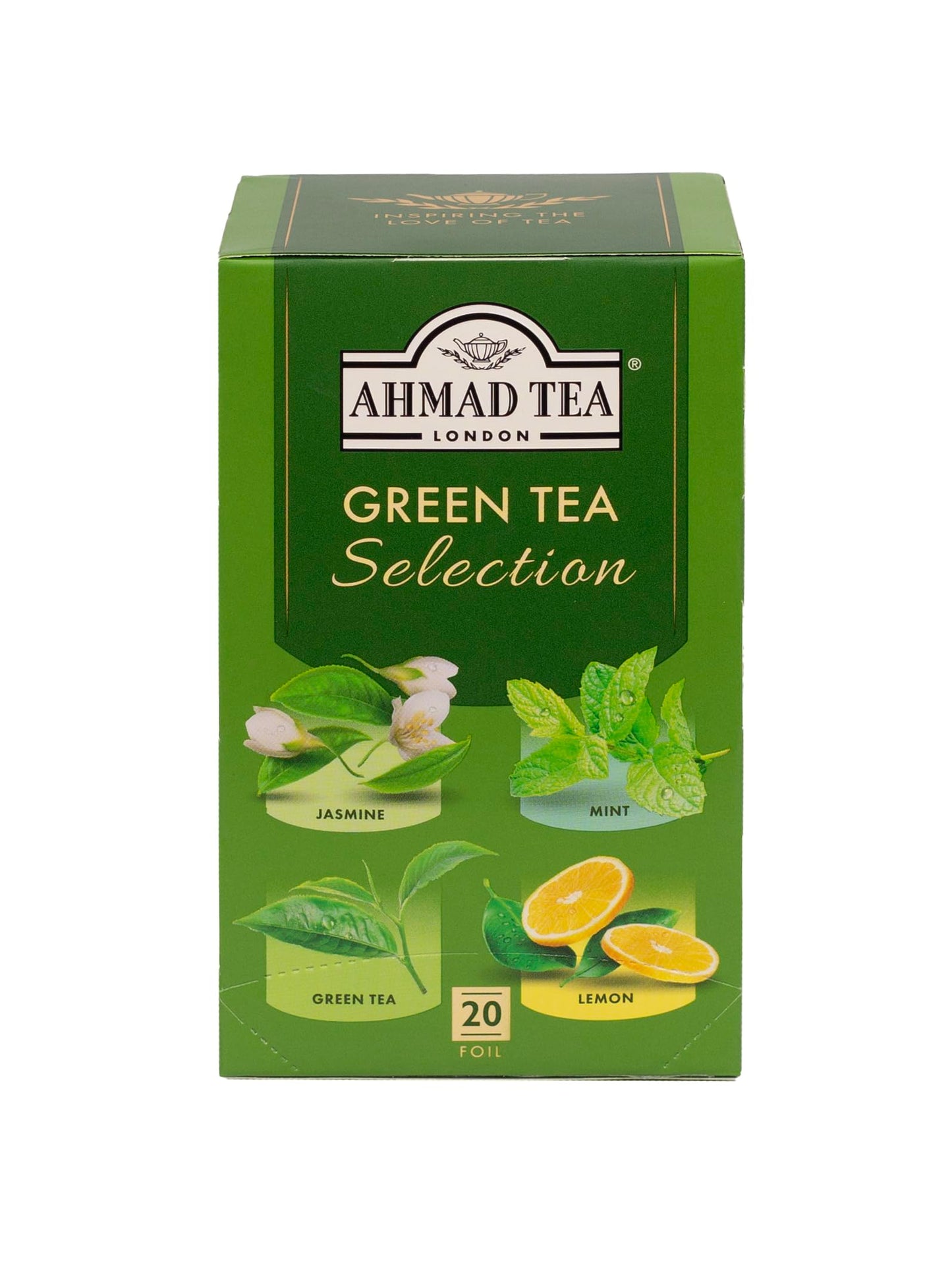 Ahmad Tea Green Tea Selection 20 foil teabags