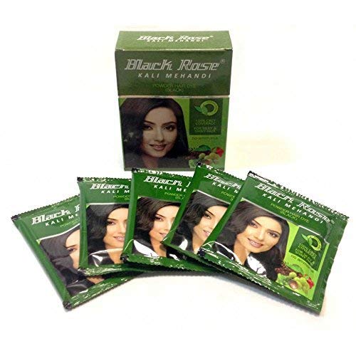 Black Rose Kali Mehandi Power Hair Dye Black (Green) 50 g