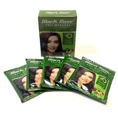Black Rose Kali Mehandi Power Hair Dye Black (Green) 50 g