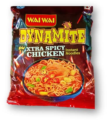 Waiwai Dynamite Xtra Spicy Chicken Noodles 5 pks