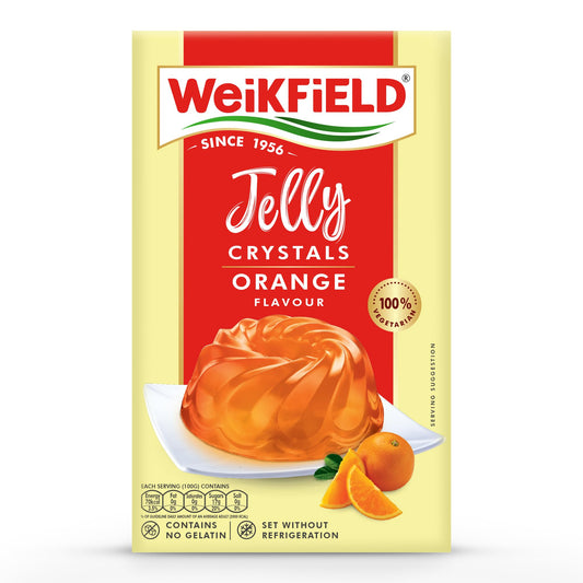 WeiKFiELD Since 1956 Veg. Jelly Crystal Orange 90Gm 3.2 Oz