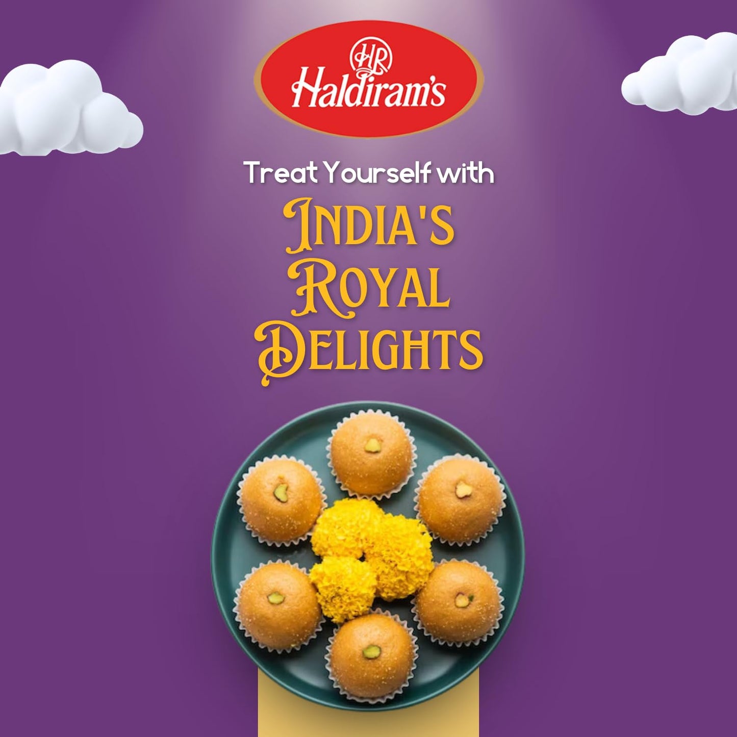 Haldiram Besan Ladoo (Freshly Packed) 400 Gram