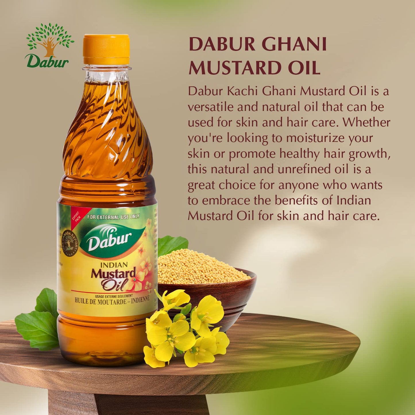 Mustard oil 1 Ltr. 33.8 Ounce (1 Litre)