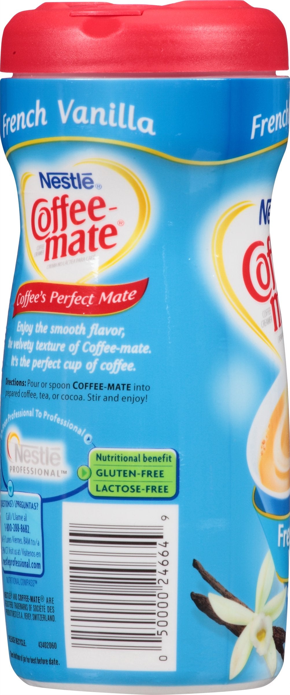 Nestle Coffee Mate french Vanilla 15 Oz - Indian Coffee