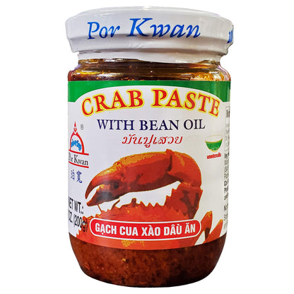 Por Kwan Crab Paste with Bean Oil (2 Pack, Total of 14oz)