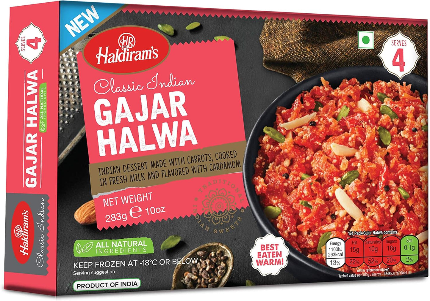 Haldiram Gajar Halwa - 283 GM