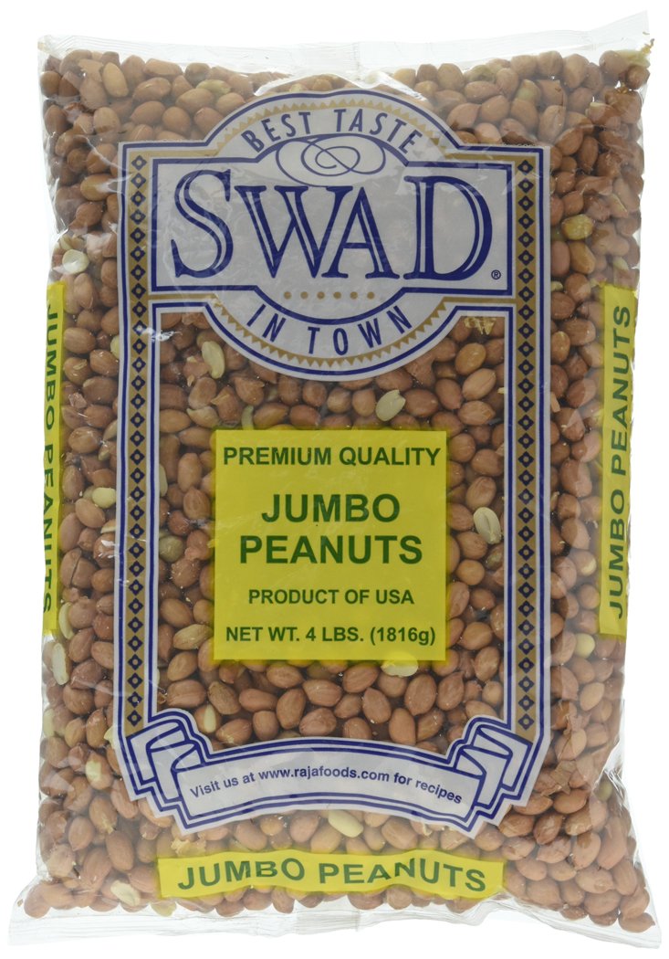 Swad Jumbo Peanuts 4 Lbs - Indian Snack