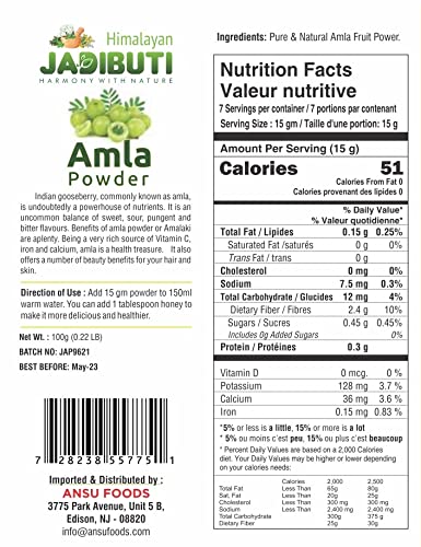 Himalayan Jadibuti Amla Powder 100 gm