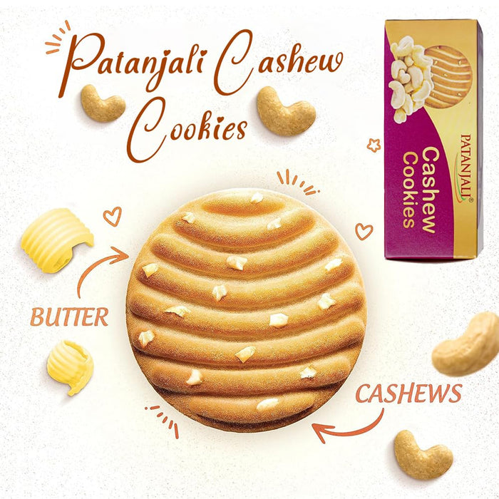 Patanjali Cashew Cookies Pack Of 3-200g