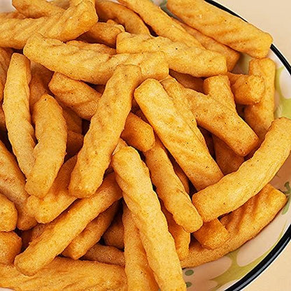 Hanami Toasted Prawn Crackers Original Flavor 3.52 oz. x 2 Packs, Shipped by Thai Pantry.net