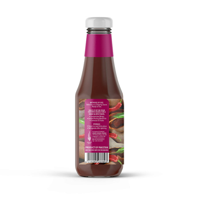 HEMANI Tamarind Chili Sauce 12.7 OZ (360g) - Sweet & Sour Taste - 100% Original Authentic Chutney