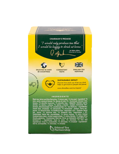 Ahmad Tea Energy- Lemon & Lime Twist Black Tea 20 teabags