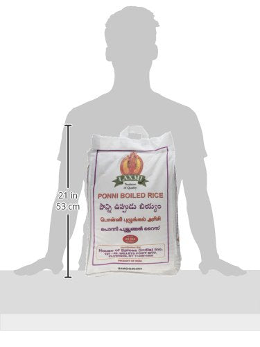 Laxmi Ponni Boiled Rice 20 lbs - Basmati Rice
