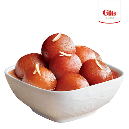 Gits Instant Gulab Jamun Dessert Mix, 1200g (Pack of 6 X 200g Each)