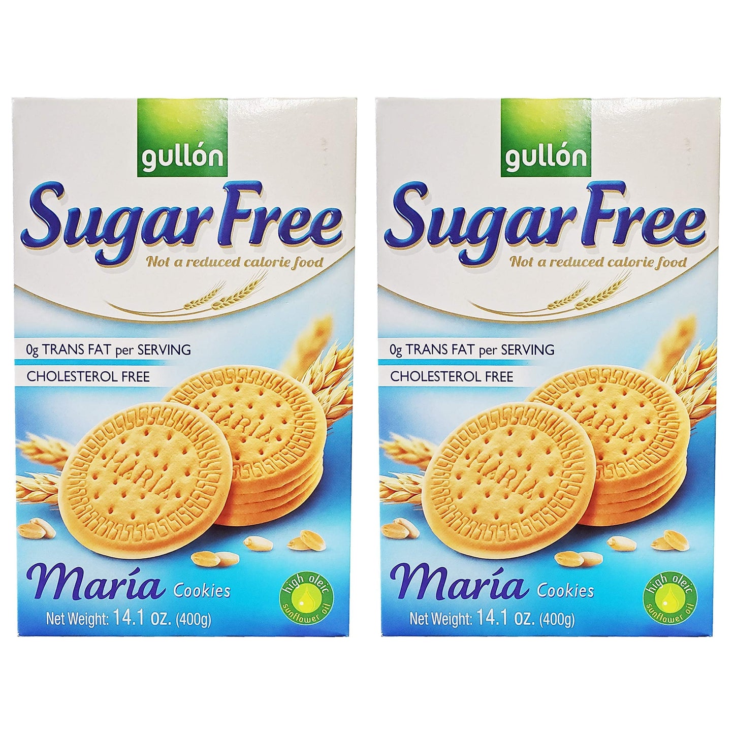 Gullon Sugar Free Maria Cookies (2 Pack, Total of 28.2oz)