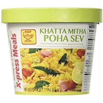 Pack Of 4 - Deep X-Press Meals Khatta Mitha Poha Sev - 110 Gm