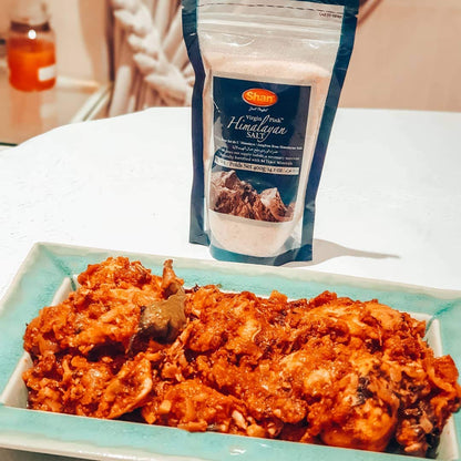 Shan Virgin Himalayan Pink Salt Fine Grain (800g) - Naturally Fortified with 84 Trace Minerals - Stand Up Pouch
