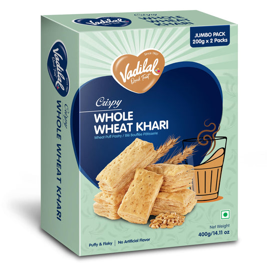 Vadilal Premium Whole Wheat Khari 200 gm x 2