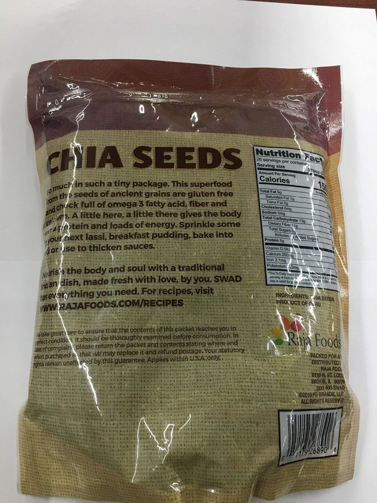 SWAD CHIA SEEDS 800g